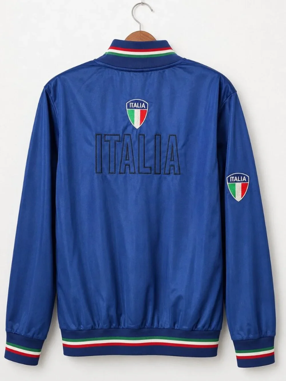 CHIP Italia Blue Track Jacket Men’s Medium NWT Italian Flag Zip-Up